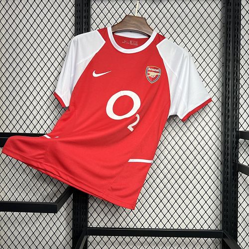 Camisa Arsenal 02/04 Casa Retrô