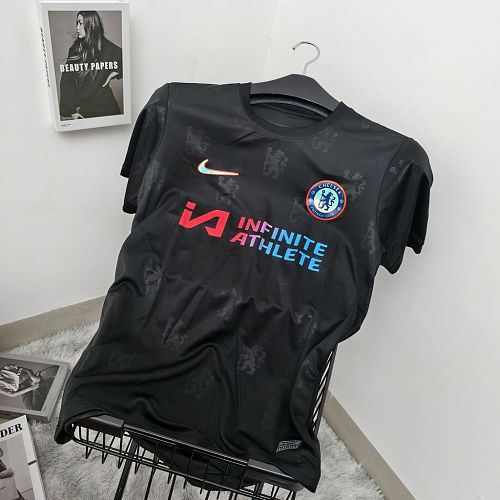 Camisa Chelsea black Pré-Jogo 2024/25 training Jerseys