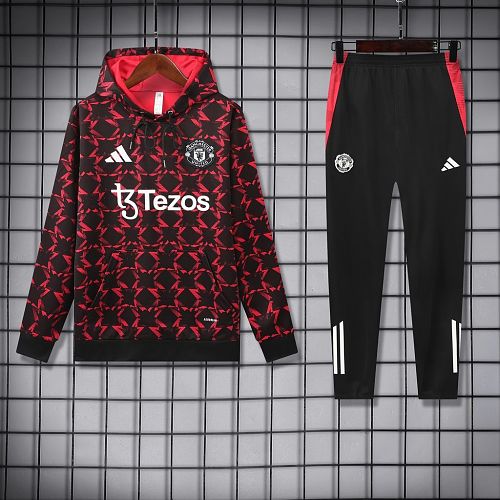 Camisa Manchester United Red 2025/26 Football Hoodie kit