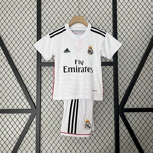 Kit Infantil Real Madrid 14/15 Casa Retrô