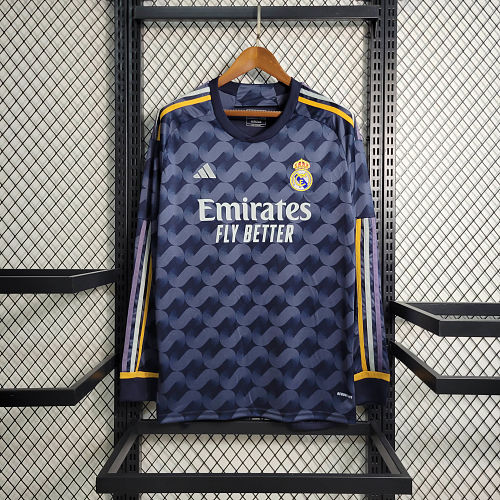 Camisa Real Madrid 23/24 Fora Long Sleeves