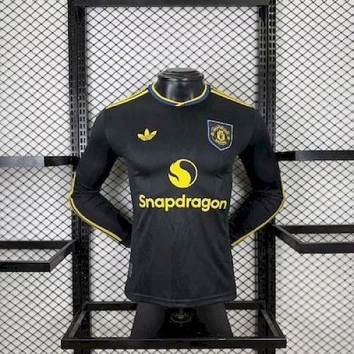 Camisa Manchester United 25/26 Terceira Long Sleeves Versão Jogador