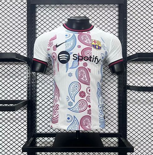 Camisa Barcelona 24/25 Especial Edition White Versão Jogador