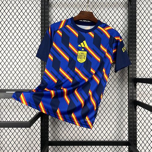 Camisa Espanha 2026 Copa do Mundo Pré-Jogo