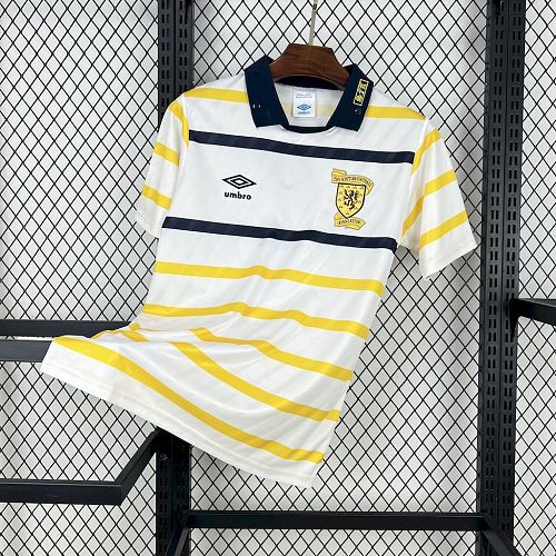 Camisa Top 1:1 Scotland 1988-91 Fora Retrô