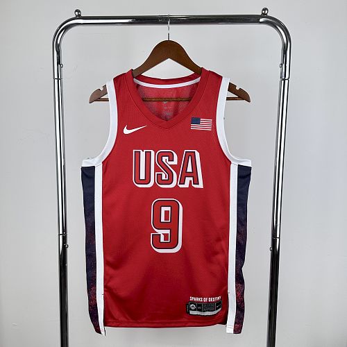 Camisa Olimpic USA 24/25 Red HALIBURTON 9