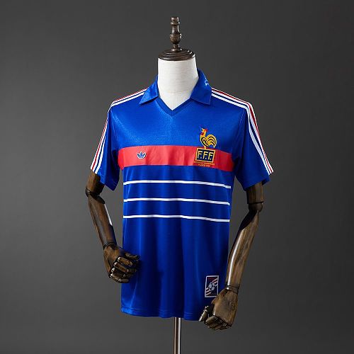 Camisa França Casa 1984 Retrô