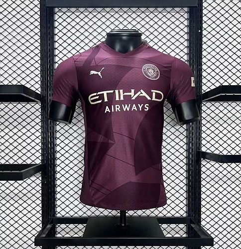 Camisa Manchester City 24/25 Terceira Fora Versão Jogador