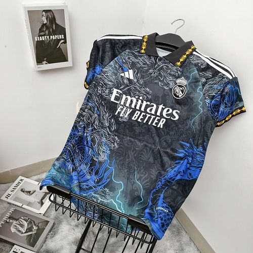 Camisa Real Madrid 2024/25 Black Dragon Soccer jerseys