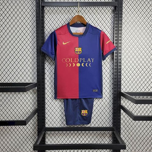 Kit Infantil Barcelona 24/25 Local Sponsor Coldplay