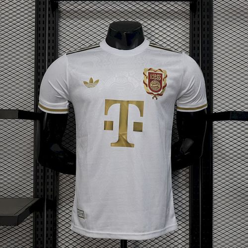Camisa Bayern Munich 24/25 125 Aniversário White Versão Jogador