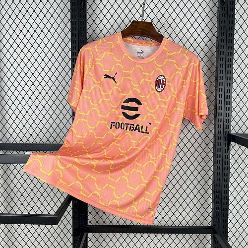 Camisa AC Milan 2025/26 Pré-Jogo Orange