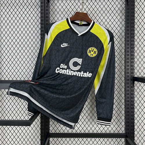 Camisa Dortmund 95/96 Fora Long Sleeves Retrô