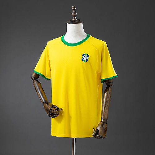 Camisa Brasil Casa 1970 Retrô