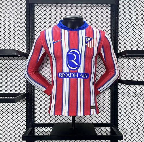 Camisa Atletico Madrid 24/25 Casa Long Sleeves Versão Jogador