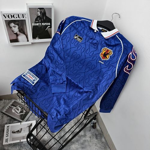 Camisa Top 1:1 Japan Casa 1998 Long Sleeves Retrô