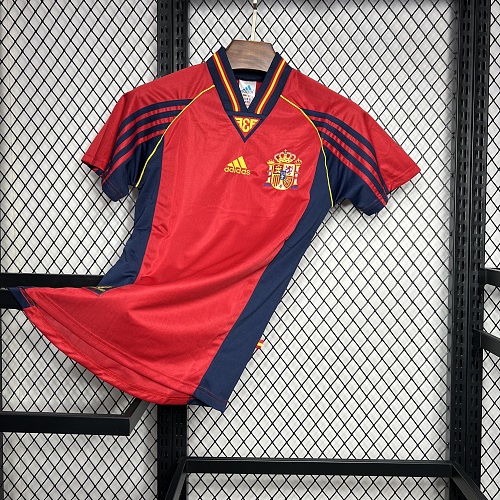 Camisa Espanha 1998 Casa Retrô