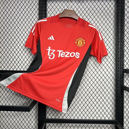 Camisa Manchester United 24/25 Red Pré-Jogo training